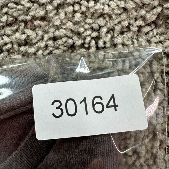 Harry Potter Shirt Mens Medium Brown Gray Cropped Golden Snitch Acid Wash - Picture 9 of 9